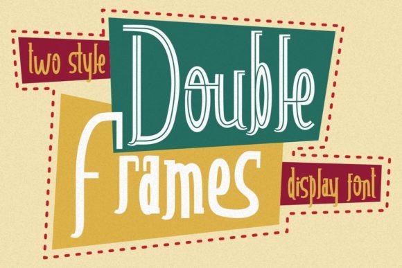Double Frames: A Display Font for Creative Expression