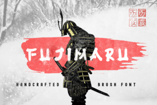 Fujimaru: A Display Font with Brush Stroke Artistry