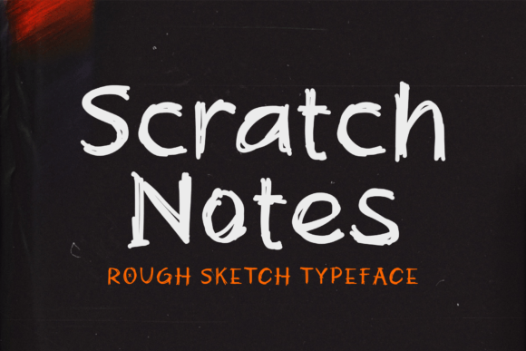 Scratch Note: Where Authentic Sketching Meets Digital Typography