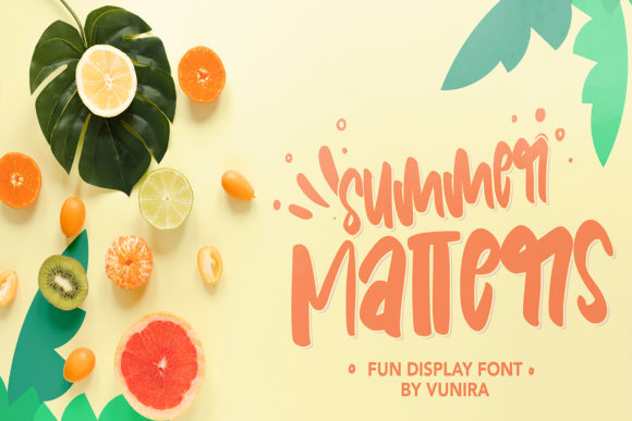 The Sweet, Versatile Charm of the Summer Matters Font