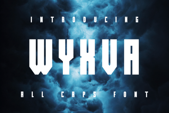Wyxva: The Creative Display Font for Modern Projects